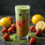 Matcha Strawberry Lemonade