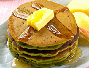 Matcha Oat Pancakes Recipe