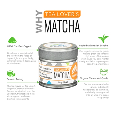 Tea Lover's Organic Ceremonial Matcha