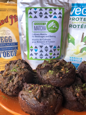 Vegan Matcha Protein Muffins Recipe