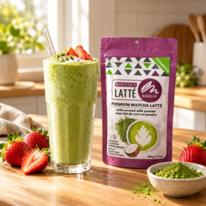 Strawberry Matcha Protein Shake