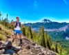 Sarah Cuff endurance athlete running through the mountains. My Matcha Life blog post on training your body to be more metabolically efficient.